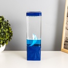 УЦЕНКА Лава-лампа «Дельфин» LED от батареек, аквариум 3хАА USB синий 7.5×7.5×23 см RISALUX - Фото 1