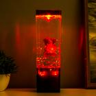 УЦЕНКА Лава-лампа «Мишка» LED 2 Вт от батареек 3хАА коричневый 7×7×24 см 10663722