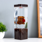 УЦЕНКА Лава-лампа «Мишка» LED 2 Вт от батареек 3хАА коричневый 7×7×24 см - Фото 3