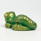 Фигура "Змееныш" зеленый с позолотой, 8х4х3см - Фото 2
