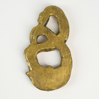 Панно с подвесом "Змея в цветке" старое золото, 12х7х1см - Фото 3
