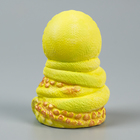Фигура "Змея в костюме" лимонная, 8х6см - Фото 2