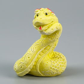 Фигура "Змея Галатея" лимонная, 7х5см