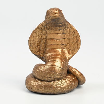 Фигура "Змея Гидра" бронза, 5х5см