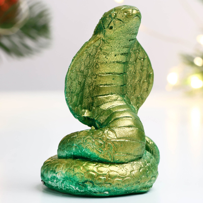 Фигура "Змея Гидра" светло-зеленая, 5х5см
