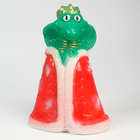 Копилка "Змея в костюме Деда Мороза" зелёная, 25 см - фото 306676339