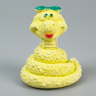 Фигура "Змея Марфа" лимонная, 8х7х6см - фото 10111481