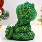 Фигура "Змея с письмом" светло-зеленая, 6х6х5см - Фото 3
