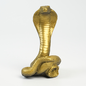 Фигура "Змея Серафима" золото, 10х6х6см