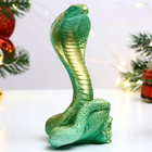 Фигура "Змея Серафима" светло-зеленая, 10х6х6см - фото 321785630
