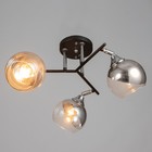 Люстра "Сферы" 3х60Вт Е27 Черный - фото 24693613