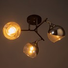 Люстра "Сферы" 3х60Вт Е27 Черный - фото 24693614