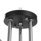 Люстра "Сферы" 3х60Вт Е27 Черный - фото 24693617