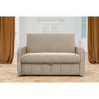 Диван прямой «Бари», механизм аккордеон, велюр, selfie cream - Фото 4