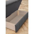 Диван прямой «Бари», механизм аккордеон, велюр, selfie grey - Фото 3