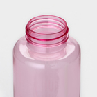 Бутылка для воды RUN, 600 мл, цвет розовый - Фото 5