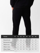 Брюки мужские MINAKU: Casual Collection MAN, размер 46, чёрные - Фото 2