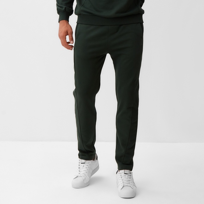Брюки мужские MINAKU: Casual Collection MAN, размер 50, хаки - Фото 1