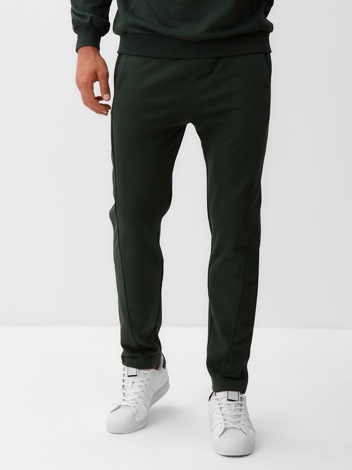 Брюки мужские MINAKU: Casual Collection MAN, размер 52, хаки - Фото 1