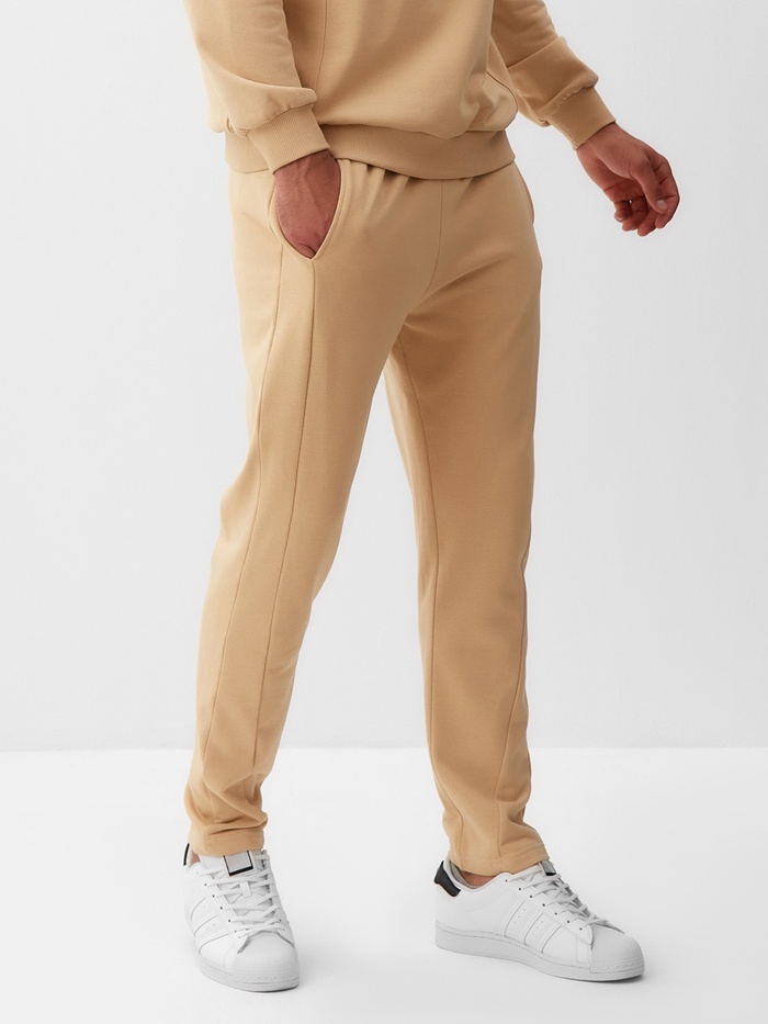 Брюки мужские MINAKU: Casual Collection MAN, размер 46, бежевые - Фото 1