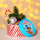 Коробка подарочная новогодняя «Змейка» завальцованная, упаковка, 13×8.5 см - Фото 1