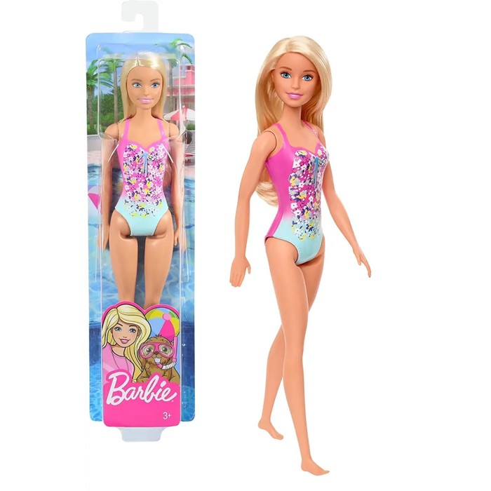 Кукла Barbie «День на пляже», МИКС