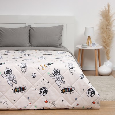 Покрывало 1.5-спальное LoveLife Astronaut, 150×210±5 см, новосатин