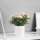 Искусственный цветок в горшке «Астра экстра мини», 8×20 см, МИКС - Фото 1