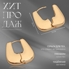 Серьги металл «Богема» вестница, цвет золото - Фото 3