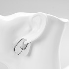 Серьги металл «Богема» вестница, цвет серебро - Фото 4