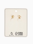 Серьги кольца «Богема», металл, цвет золото - фото 68941408