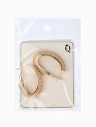 Серьги кольца «Богема», металл, цвет золото - фото 68941409