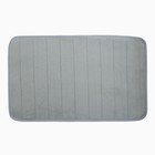 Коврик для ванной Этель Basic, цв. серый, 50х80 см - Фото 1