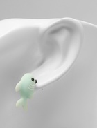 Серьги из полимерной глины «Акула», цвет голубой - Фото 2