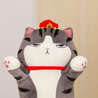 Мягкая игрушка-подушка «Кот-император», 90 см, цвет серый - фото 4643521