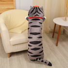 Мягкая игрушка-подушка «Кот-император», 135 см, цвет серый - фото 4643526