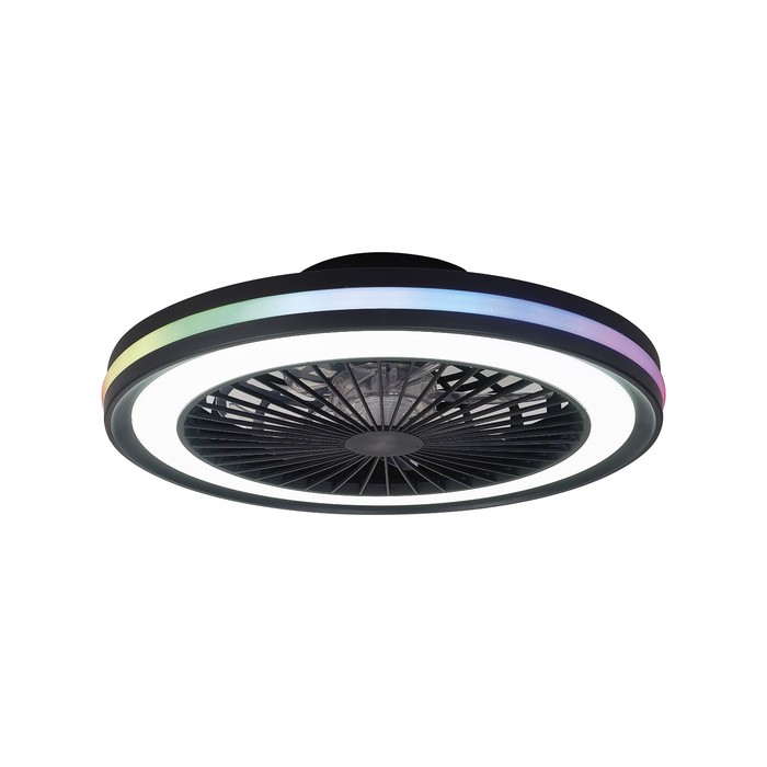 Люстра-вентилятор Mantra Gamer, LED, 3000Лм, 2700-6500К, 137 мм, цвет чёрный