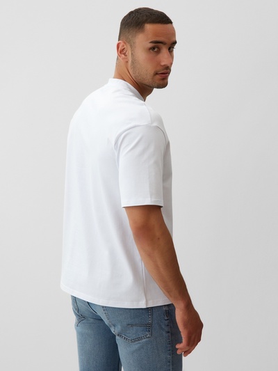 Футболка мужская MINAKU OVERSIZE FIT, размер 48, белая