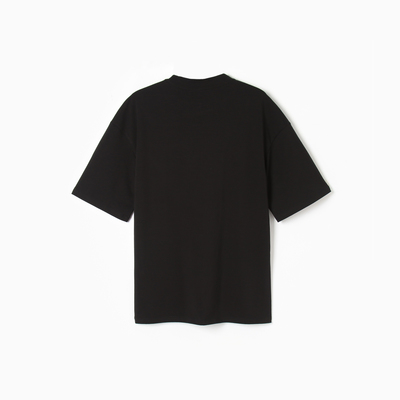Футболка мужская MINAKU OVERSIZE FIT, размер 46, чёрная