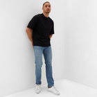 Футболка мужская из органического хлопка MINAKU OVERSIZE FIT: чёрная, р-р 46 - Фото 2