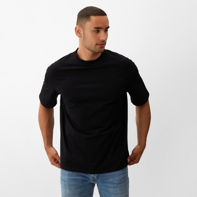 Футболка мужская MINAKU OVERSIZE FIT, размер 50, чёрная