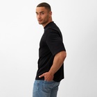 Футболка мужская из органического хлопка MINAKU OVERSIZE FIT: цвет черный, р-р 52 - Фото 3