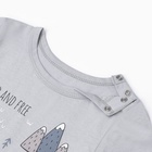 Футболка для мальчика, цвет серый, рост 92 см - фото 24742574