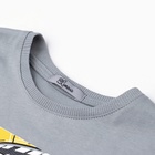 Футболка для мальчика, цвет серый, рост 128 см 10651136