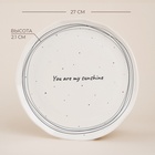 Тарелки SL Home «Милый дом», d=27 см, набор 2 шт., фарфор, белые - Фото 3