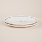 Тарелки SL Home «Милый дом», d=21 см, фарфор, набор 2 шт., белые - Фото 5