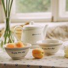 Салатники SL Home «Милый дом», 250 мл, d=12 см, фарфор, набор 2 шт., белые - Фото 7