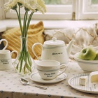 Чайный сервиз SL Home «Милый дом», 4 предмета: 2 чашки 275 мл, 2 блюдца d=15.5 см, фарфор, белый - Фото 10