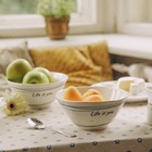 Салатники SL Home «Милый дом», 700 мл, d=16 см, фарфор, набор 2 шт., белые - Фото 7