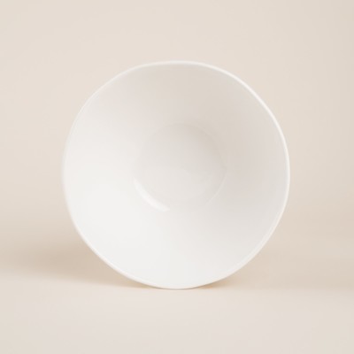 Салатники SL Home «Милый дом», 700 мл, d=16 см, фарфор, набор 2 шт., белые